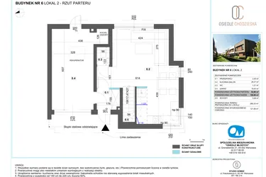 Rzut - Dom na sprzedaż 5 pokoi o powierzchni 108,88 m² - numer 2.6 w Osiedle Chodzieska