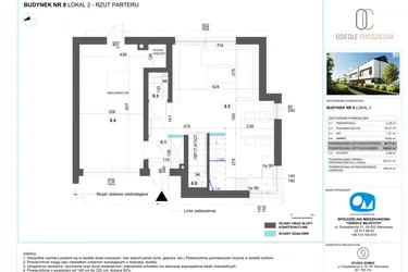 Rzut - Dom na sprzedaż 5 pokoi o powierzchni 108,93 m² - numer 2.8 w Osiedle Chodzieska