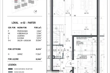 Rzut - Dom na sprzedaż 3 pokoje o powierzchni 168,18 m² - numer 2 w Neo Natolin etap V
