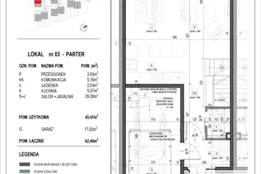 Rzut - Dom na sprzedaż 3 pokoje o powierzchni 168,18 m² - numer 3 w Neo Natolin etap V