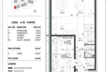 Rzut - Dom na sprzedaż 3 pokoje o powierzchni 168,18 m² - numer 5 w Neo Natolin etap V
