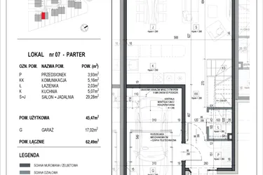 Rzut - Dom na sprzedaż 3 pokoje o powierzchni 168,18 m² - numer 7 w Neo Natolin etap V