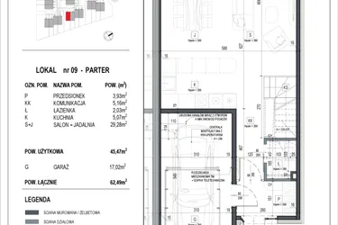 Rzut - Dom na sprzedaż 3 pokoje o powierzchni 168,18 m² - numer 9 w Neo Natolin etap V