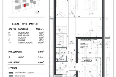 Rzut - Dom na sprzedaż 3 pokoje o powierzchni 168,18 m² - numer 10 w Neo Natolin etap V