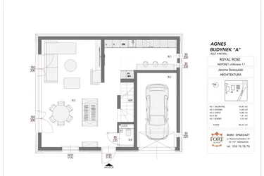 Rzut - Dom na sprzedaż 8 pokoi o powierzchni 235,9 m² - numer AGNES w Royal Rose