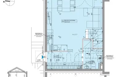 Rzut - Dom na sprzedaż 4 pokoje o powierzchni 81,17 m² - numer 16B w Ogrody Przyjaciół 5 etap V