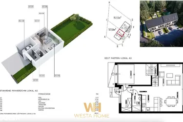 Rzut - Dom na sprzedaż 4 pokoje o powierzchni 119,64 m² - numer A2 w Rodzinny segment z ogrodem i garażem | Forest Park