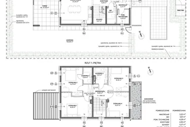 Rzut - Dom na sprzedaż 5 pokoi o powierzchni 148,86 m² - numer D1.A w Awionika