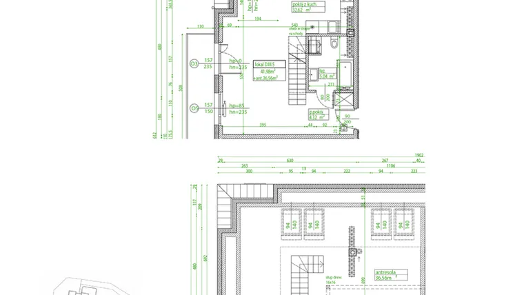 Rzut - Mieszkanie na sprzedaż 4 pokoje o powierzchni 76,57 m² - numer D.III.5 w Villa Rosenthal