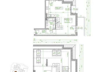 Rzut - Mieszkanie na sprzedaż 4 pokoje o powierzchni 78,62 m² - numer B.III.2 w Villa Rosenthal