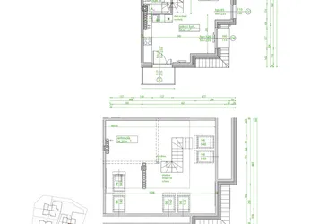 Rzut - Mieszkanie na sprzedaż 4 pokoje o powierzchni 79,5 m² - numer D.III.2 w Villa Rosenthal
