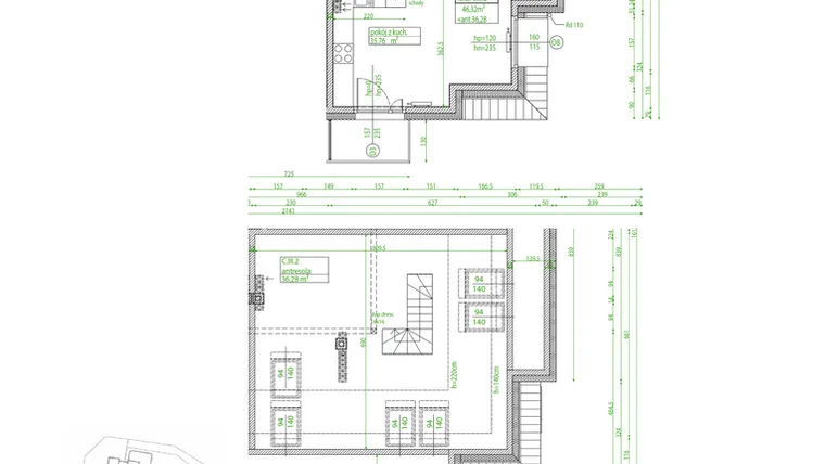 Rzut - Mieszkanie na sprzedaż 4 pokoje o powierzchni 80,29 m² - numer C.III.2 w Villa Rosenthal