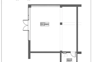 Rzut - Lokal użytkowy na sprzedaż 3 pokoje o powierzchni 82,82 m² - numer AU5 w Sielec Renarda etap I