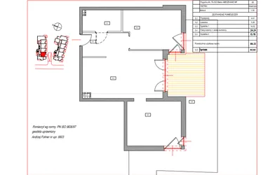 Rzut - Mieszkanie na sprzedaż 3 pokoje o powierzchni 66,33 m² - numer A.5 w Villa Verona Mielno