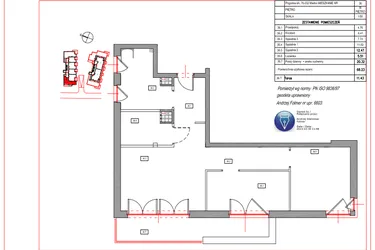 Rzut - Mieszkanie na sprzedaż 3 pokoje o powierzchni 68,23 m² - numer A.36 w Villa Verona Mielno