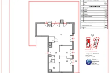 Rzut - Mieszkanie na sprzedaż 4 pokoje o powierzchni 84,81 m² - numer A.41 w Villa Verona Mielno