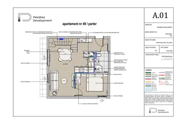 Rzut - Mieszkanie na sprzedaż 4 pokoje o powierzchni 83,81 m² - numer 49 w Apartamenty Casa Baia