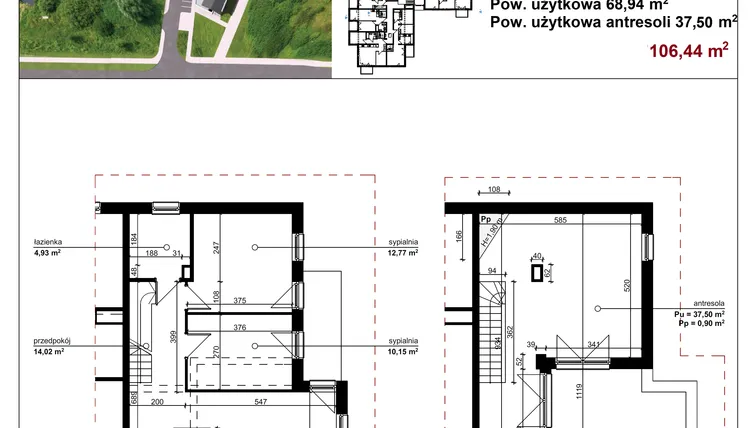 Rzut - Mieszkanie na sprzedaż 3 pokoje o powierzchni 106,44 m² - numer A1-19 w Osiedle Galaktyka
