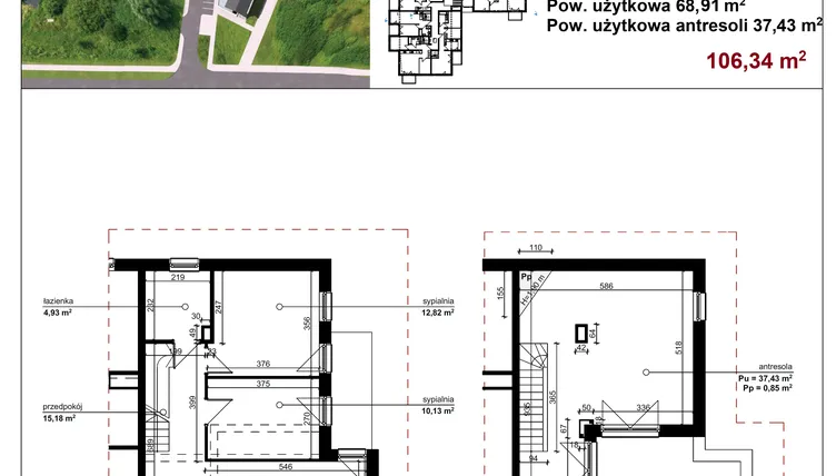 Rzut - Mieszkanie na sprzedaż 3 pokoje o powierzchni 106,34 m² - numer A3-19 w Osiedle Galaktyka
