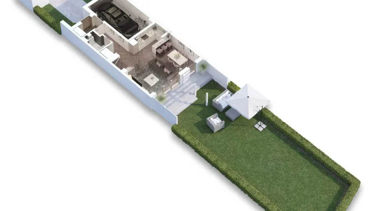 Rzut - Dom na sprzedaż 5 pokoi o powierzchni 140,58 m² - numer 11b w Forest Homes