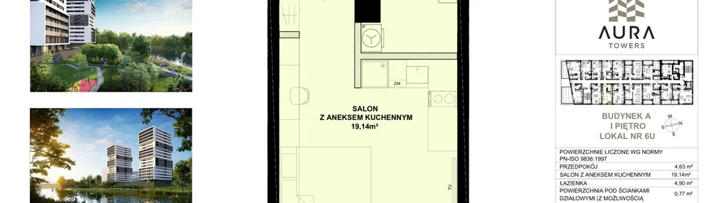 Mieszkanie w inwestycji: Aura Towers