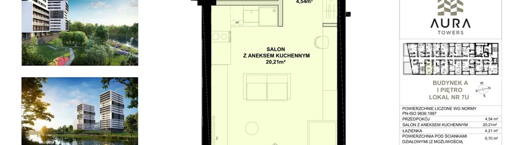 Mieszkanie w inwestycji: Aura Towers
