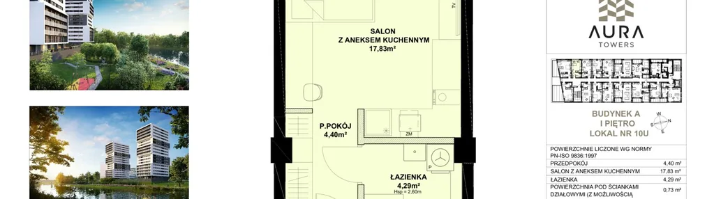 Mieszkanie w inwestycji: Aura Towers