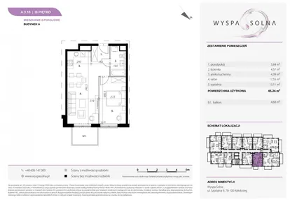 Mieszkanie w inwestycji: Wyspa Solna Etap III, budynek A
