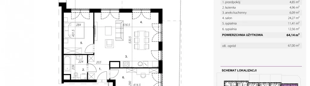 Mieszkanie w inwestycji: Wyspa Solna Etap III, budynek A