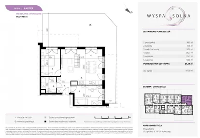 Mieszkanie w inwestycji: Wyspa Solna Etap III, budynek A