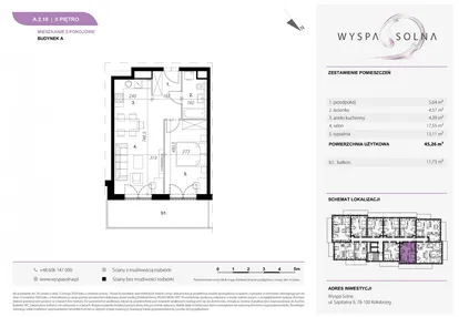 Mieszkanie w inwestycji: Wyspa Solna Etap III, budynek A