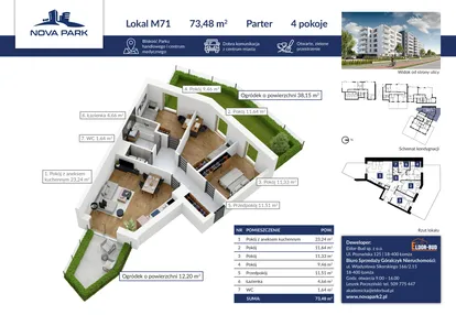 Mieszkanie w inwestycji: Nova Park etap II