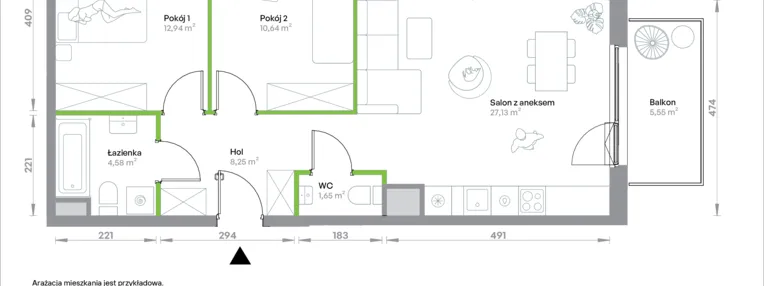 Mieszkanie w inwestycji: Krakowska Vita