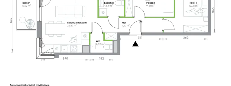 Mieszkanie w inwestycji: Krakowska Vita