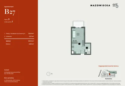 Mieszkanie w inwestycji: Mazowiecka 115