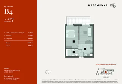 Mieszkanie w inwestycji: Mazowiecka 115
