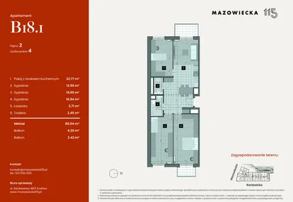 Mieszkanie w inwestycji: Mazowiecka 115