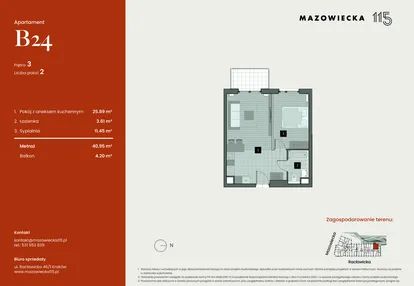Mieszkanie w inwestycji: Mazowiecka 115