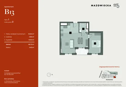 Mieszkanie w inwestycji: Mazowiecka 115