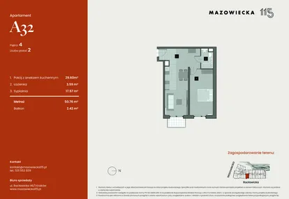 Mieszkanie w inwestycji: Mazowiecka 115