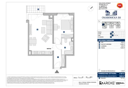 Mieszkanie w inwestycji: Osobowicka 114
