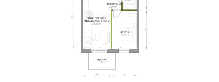Mieszkanie w inwestycji: Południe Vita