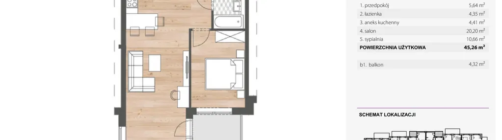 Mieszkanie w inwestycji: Wyspa Solna Etap III, budynek B