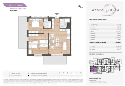 Mieszkanie w inwestycji: Wyspa Solna Etap III, budynek B