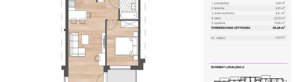 Mieszkanie w inwestycji: Wyspa Solna Etap III, budynek B