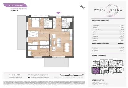 Mieszkanie w inwestycji: Wyspa Solna Etap III, budynek B