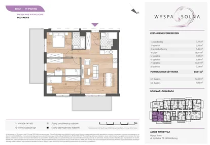Mieszkanie w inwestycji: Wyspa Solna Etap III, budynek B