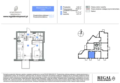 Mieszkanie w inwestycji: Apartmenty Berensona