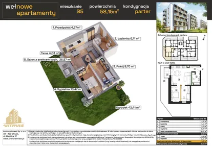 Mieszkanie w inwestycji: Osiedle Wełnowe Apartamenty