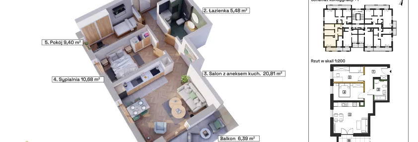 Mieszkanie w inwestycji: Osiedle Wełnowe Apartamenty